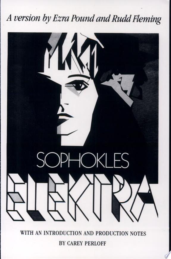 Elektra by Ezra Pound, Sophocles, Rudd Fleming book cover