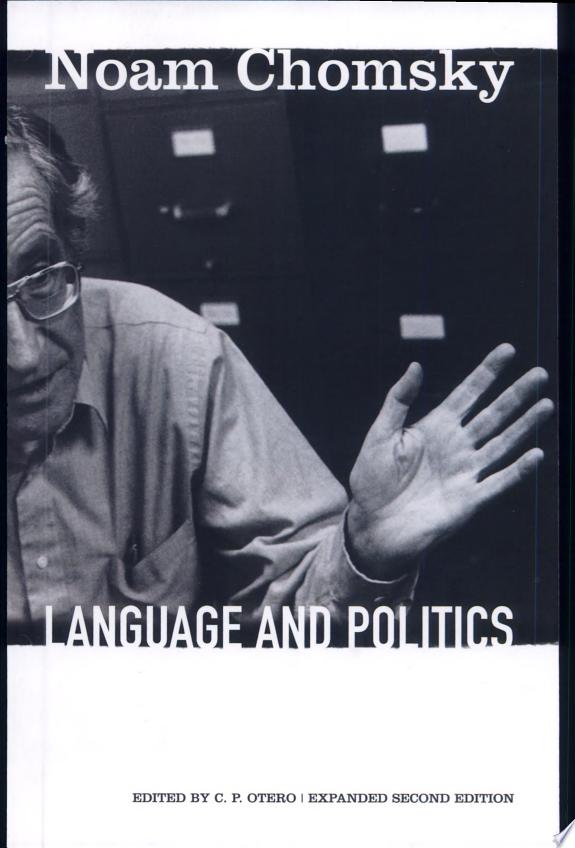 Language and Politics by Noam Chomsky book cover