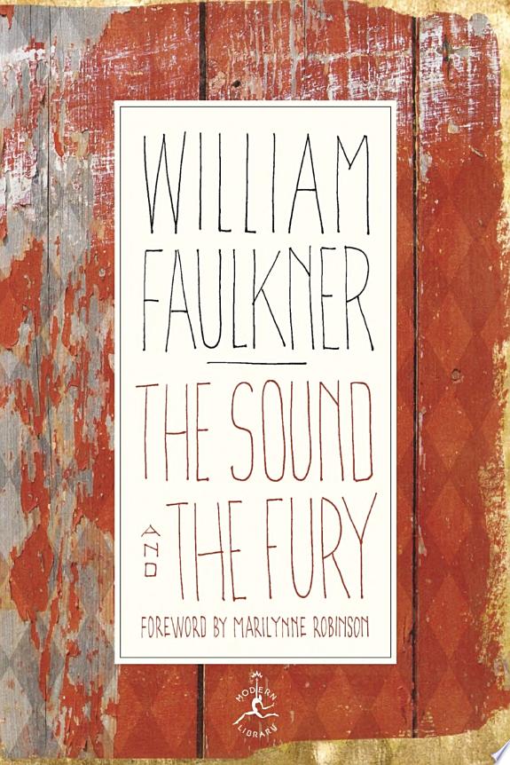 The Sound and the Fury by William Faulkner book cover