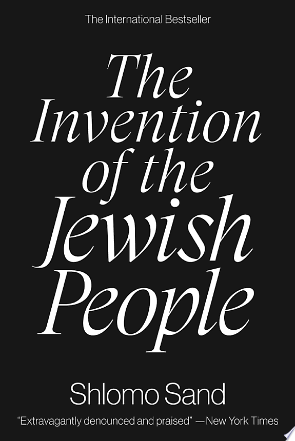 The Invention of the Jewish People by Shlomo Sand book cover