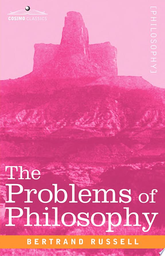 The Problems of Philosophy by Bertrand Russell book cover