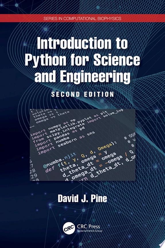 Introduction to Python for Science and Engineering by David J. Pine book cover