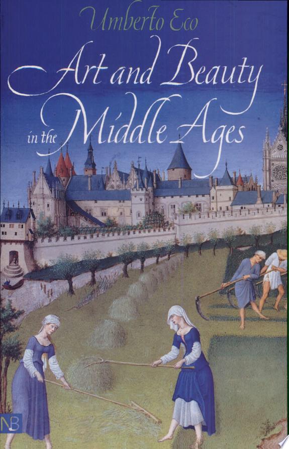 Art and Beauty in the Middle Ages by Umberto Eco book cover