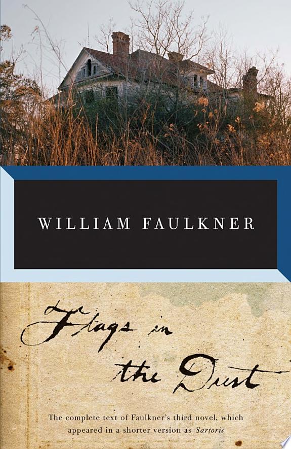 Flags in the Dust by William Faulkner book cover