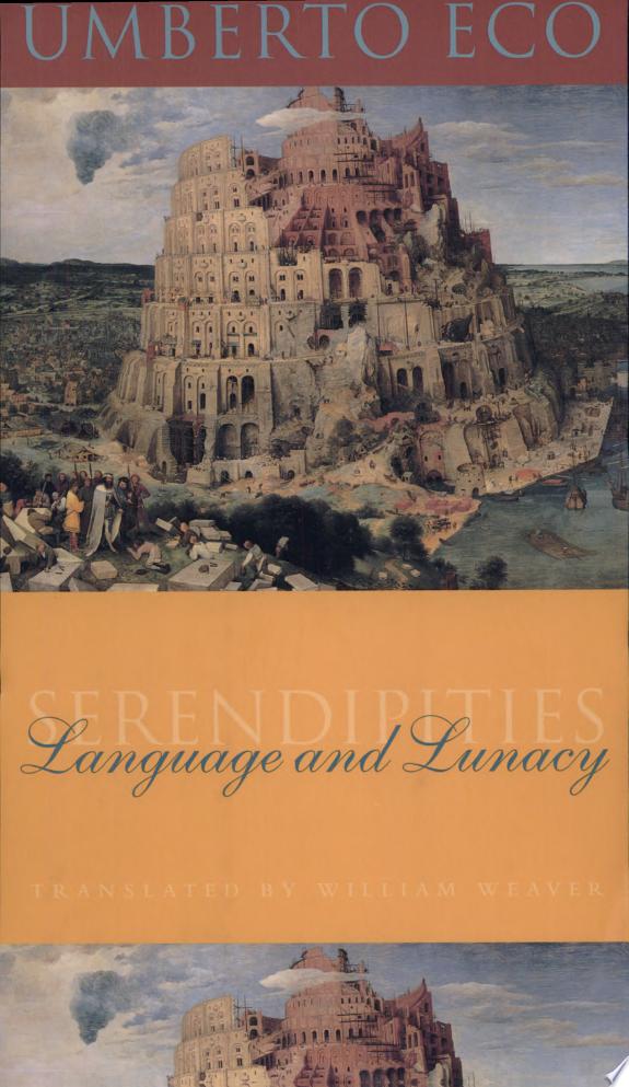 Serendipities by Umberto Eco book cover