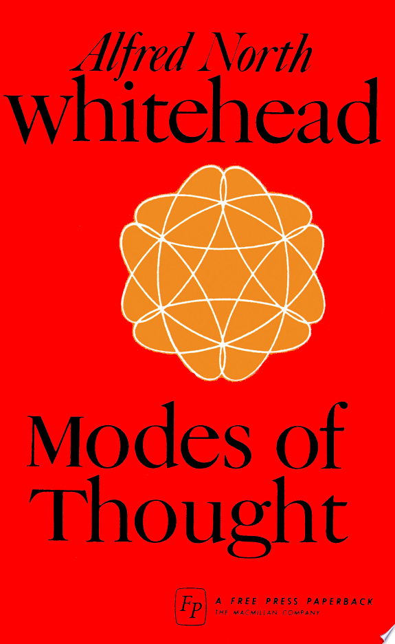 Modes of Thought by Alfred North Whitehead book cover