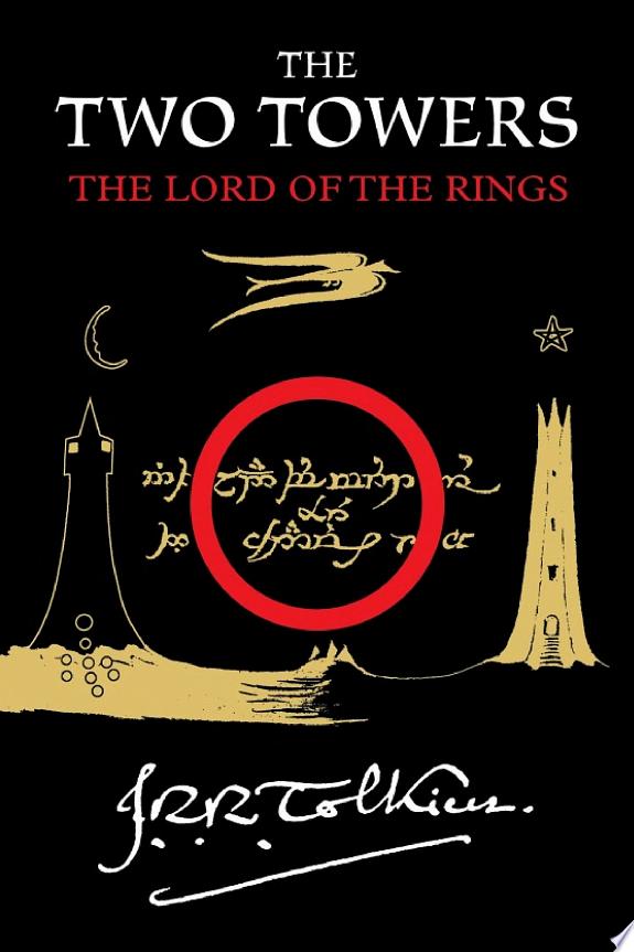 The Two Towers by J.R.R. Tolkien book cover