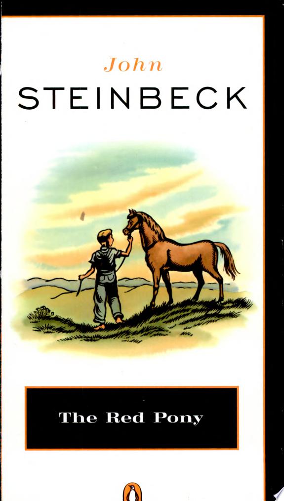The Red Pony by John Steinbeck book cover