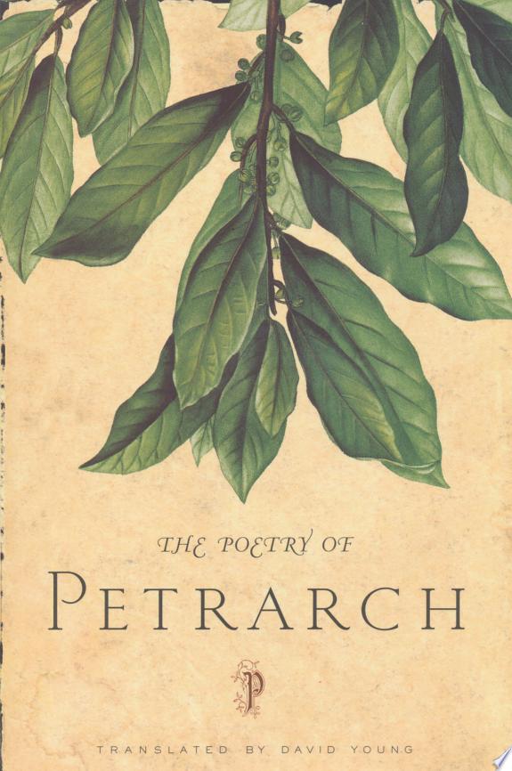 The Poetry of Petrarch by Petrarch book cover