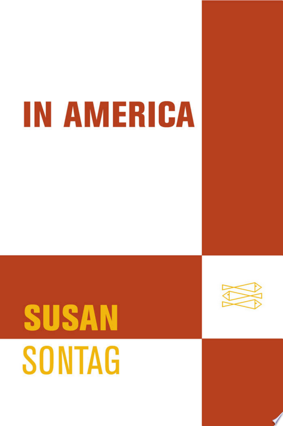 In America by Susan Sontag book cover