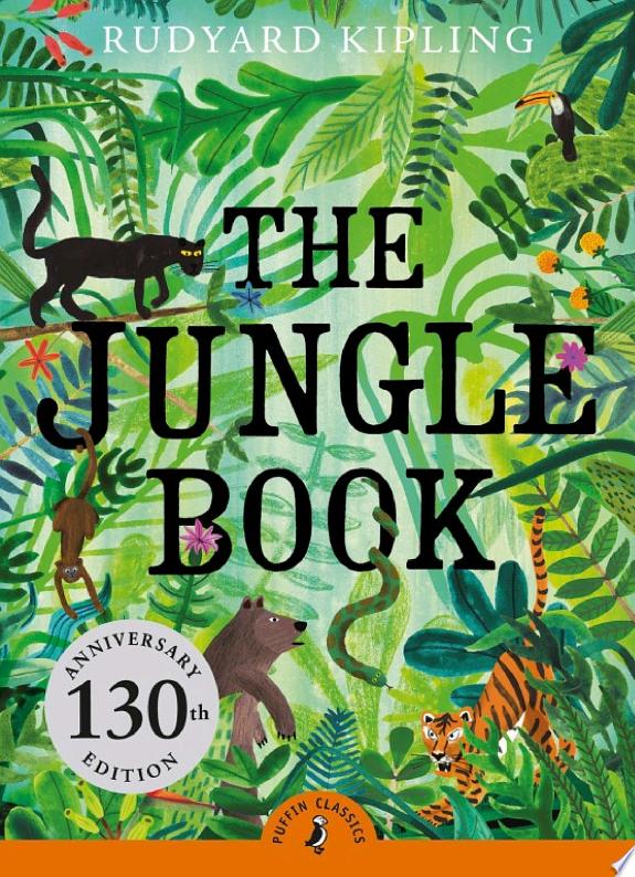 The Jungle Book by Rudyard Kipling book cover
