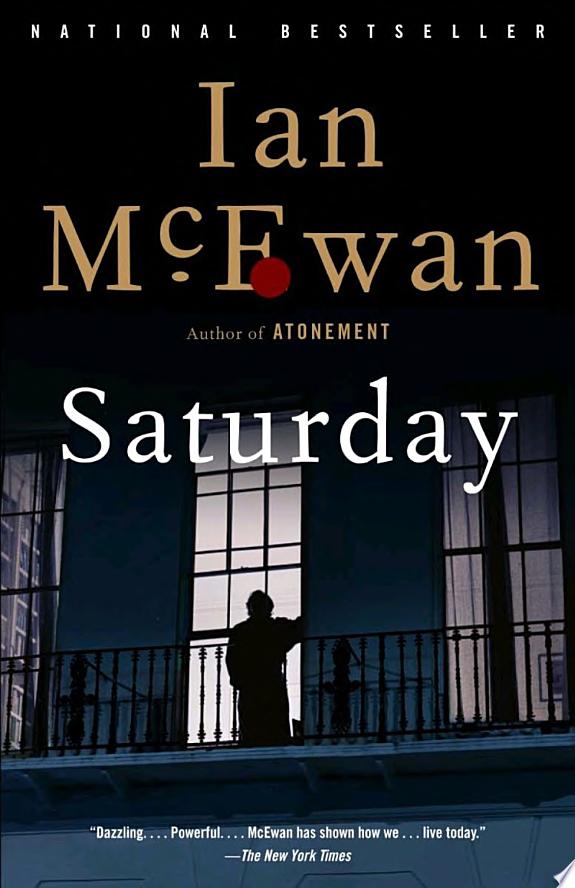 Saturday by Ian McEwan book cover