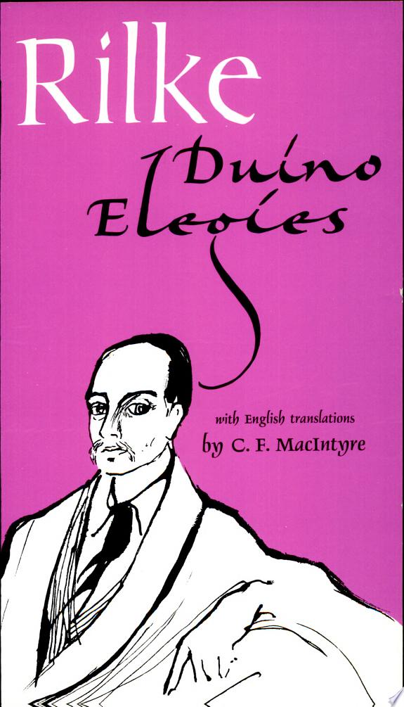Duino Elegies, Bilingual Edition by Rainer Maria Rilke book cover