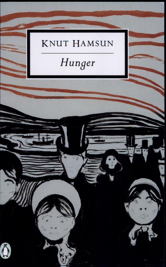 Hunger by Knut Hamsun book cover
