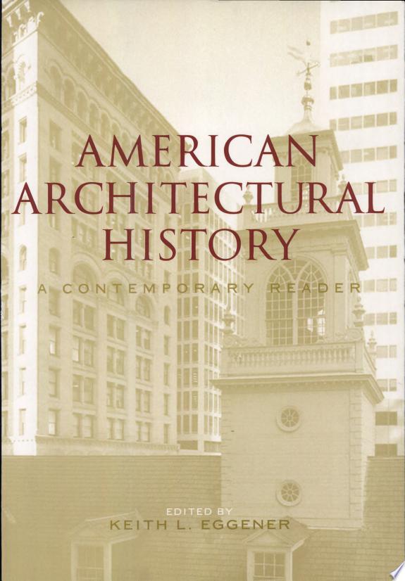 American Architectural History by Keith Eggener book cover