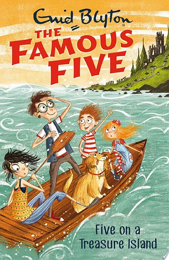 Five On A Treasure Island by Enid Blyton book cover