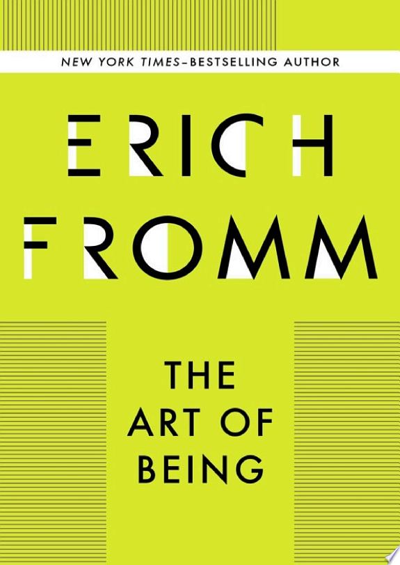 The Art of Being by Erich Fromm book cover