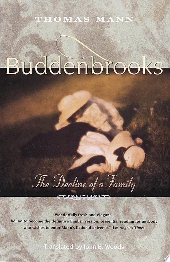 Buddenbrooks by Thomas Mann book cover