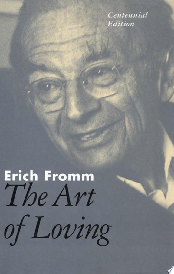 The Art of Loving by Erich Fromm book cover