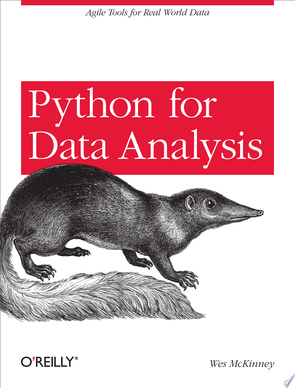 Python for Data Analysis by Wes McKinney book cover