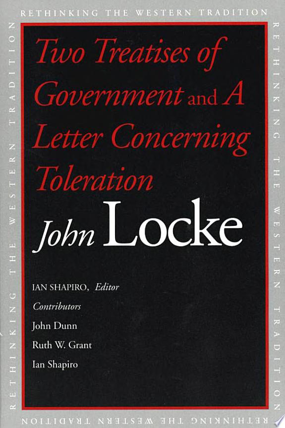 Two Treatises of Government and A Letter Concerning Toleration by John Locke book cover