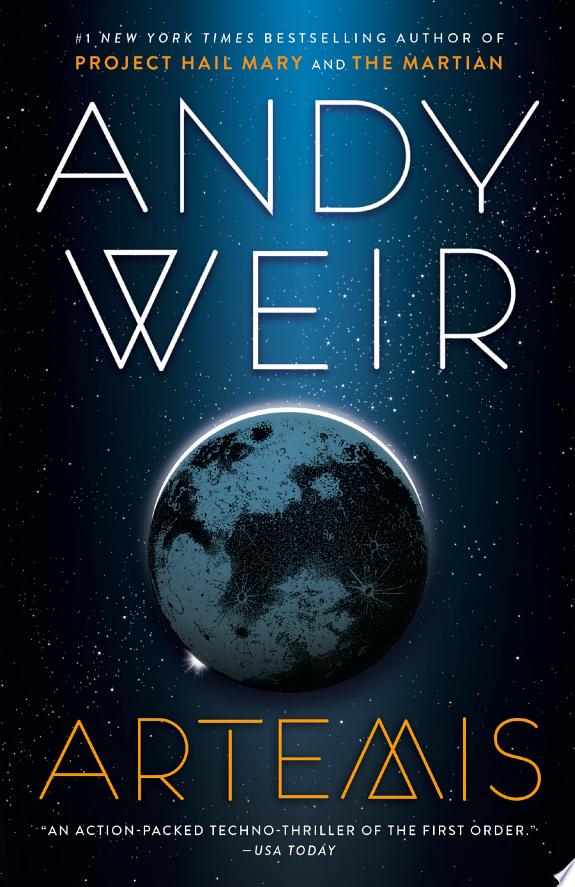 Artemis by Andy Weir book cover