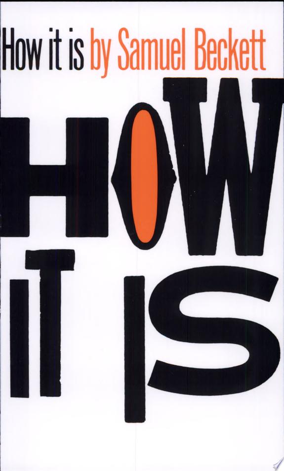 How it is by Samuel Beckett book cover