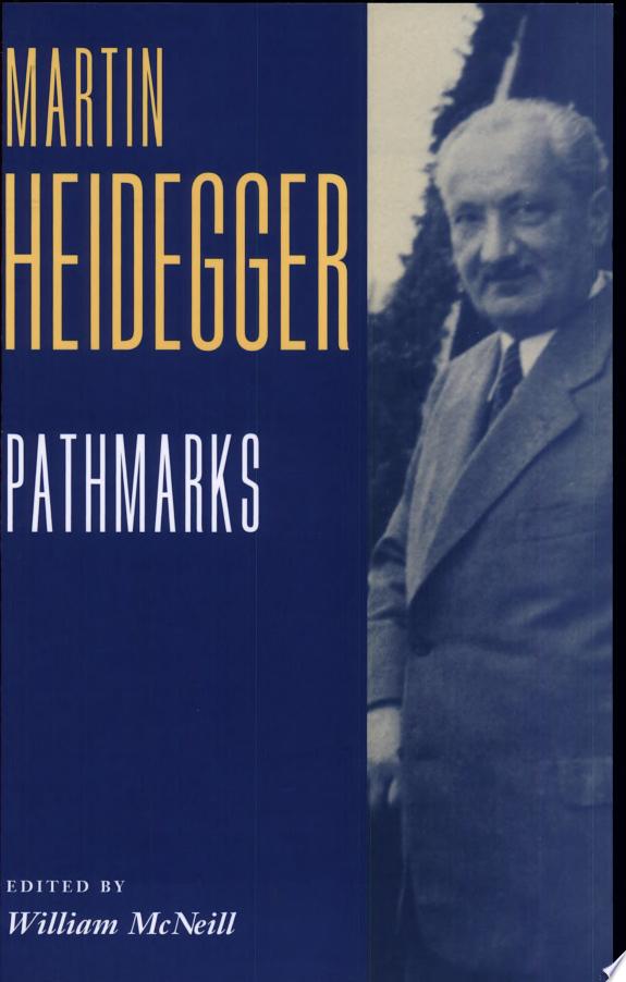 Pathmarks by Martin Heidegger book cover
