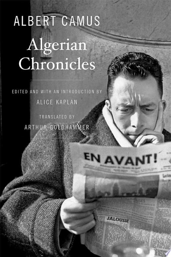 Algerian Chronicles by Albert Camus book cover
