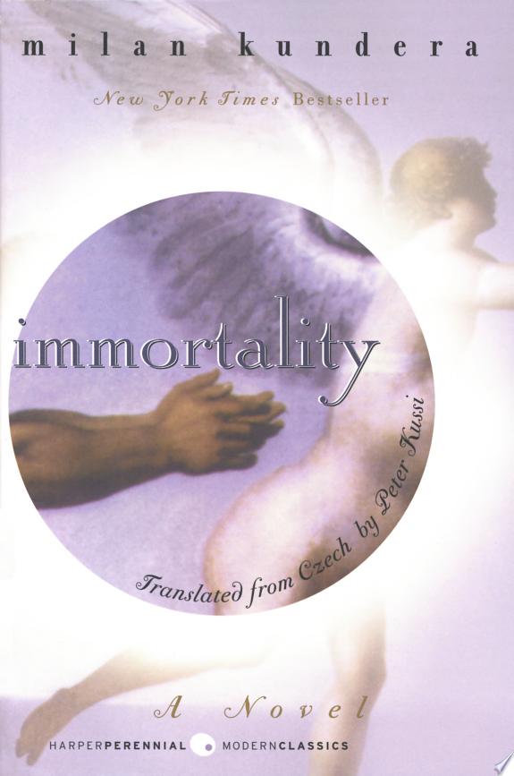 Immortality by Milan Kundera book cover