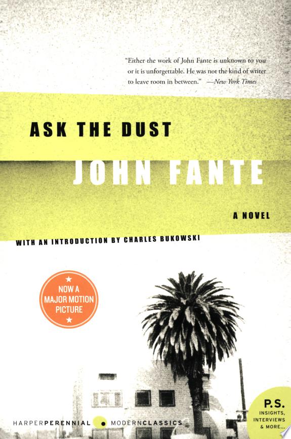 Ask the Dust by John Fante book cover