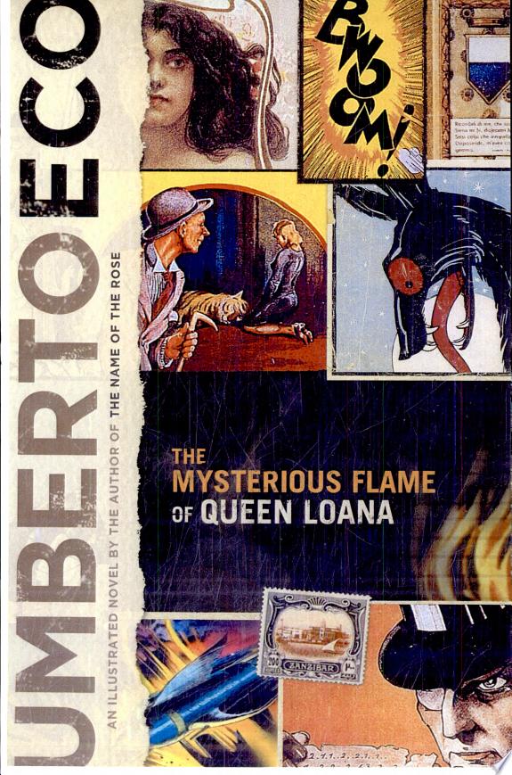 The Mysterious Flame of Queen Loana by Umberto Eco book cover