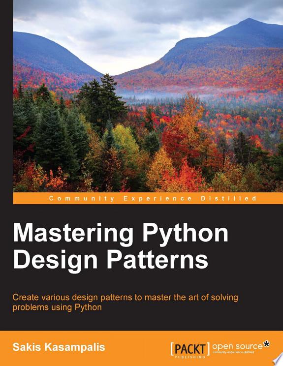 Mastering Python Design Patterns by Sakis Kasampalis book cover