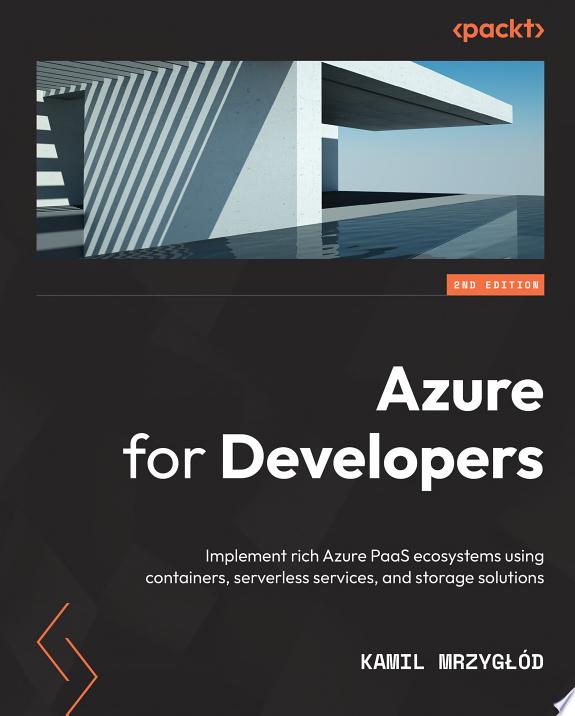 Azure for Developers by Kamil Mrzygłód book cover