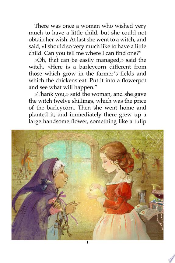 Thumbelina (illustrated) by Hans Christian Andersen book cover
