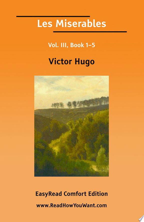 Les Miserables by Victor Hugo book cover