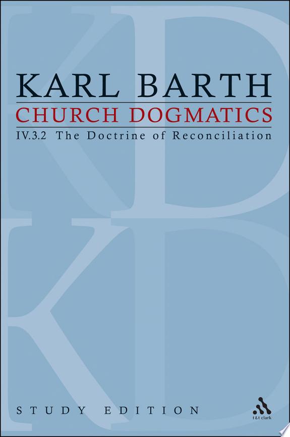 Church Dogmatics Study Edition 29 by Karl Barth book cover