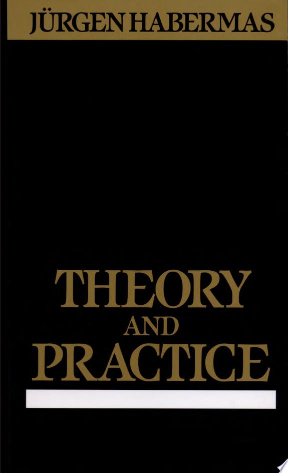 Theory and Practice by Juergen Habermas book cover