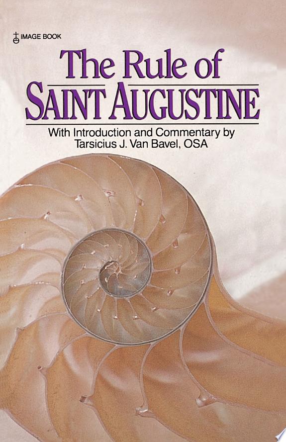 The Rule of Saint Augustine by Augustine book cover