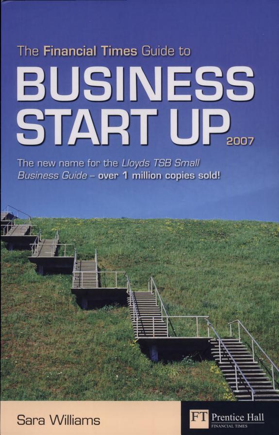 The Financial Times Guide to Business Start Up by Sara Williams book cover