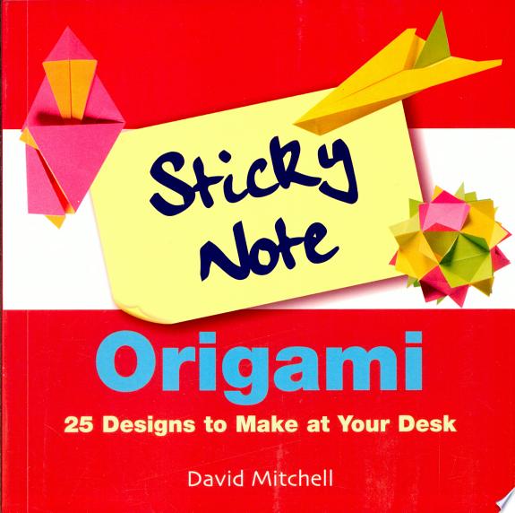 Sticky Note Origami by David Mitchell book cover