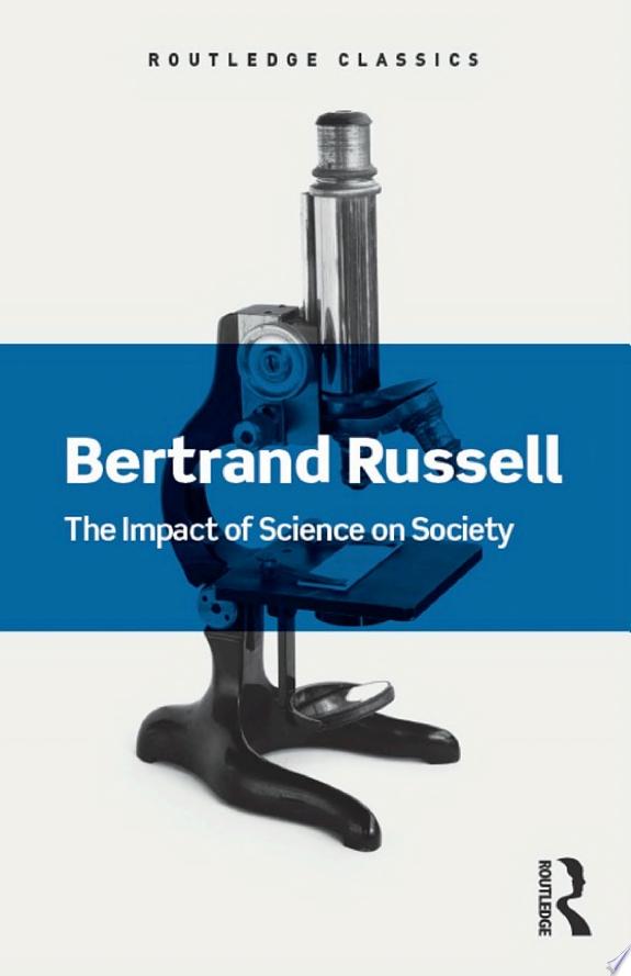 The Impact of Science on Society by Bertrand Russell book cover