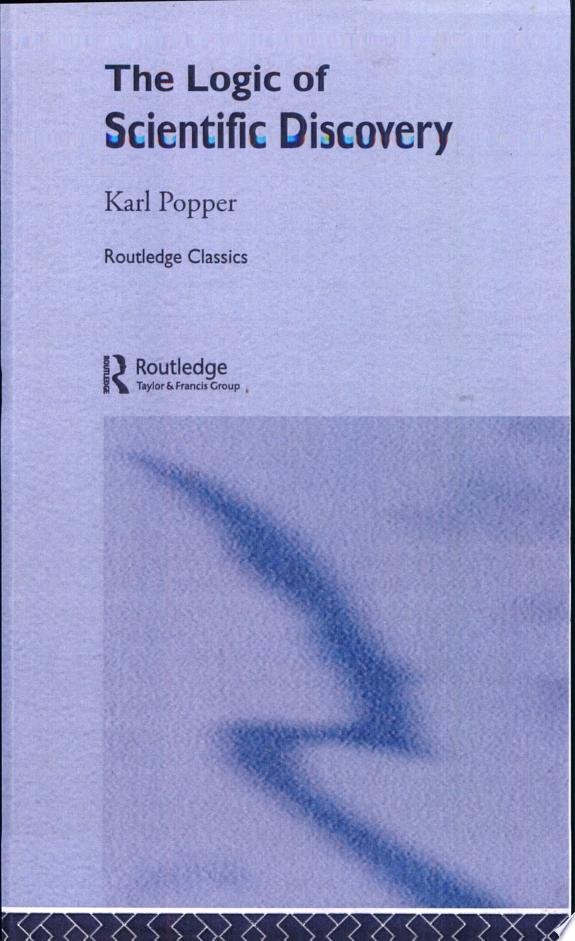 The Logic of Scientific Discovery by Karl Popper book cover