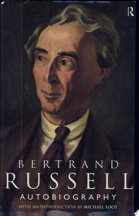 Autobiography by Bertrand Russell book cover