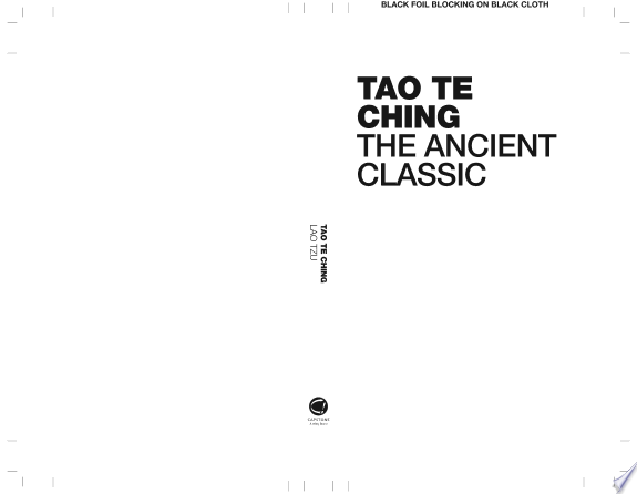 Tao Te Ching by Lao Tzu book cover