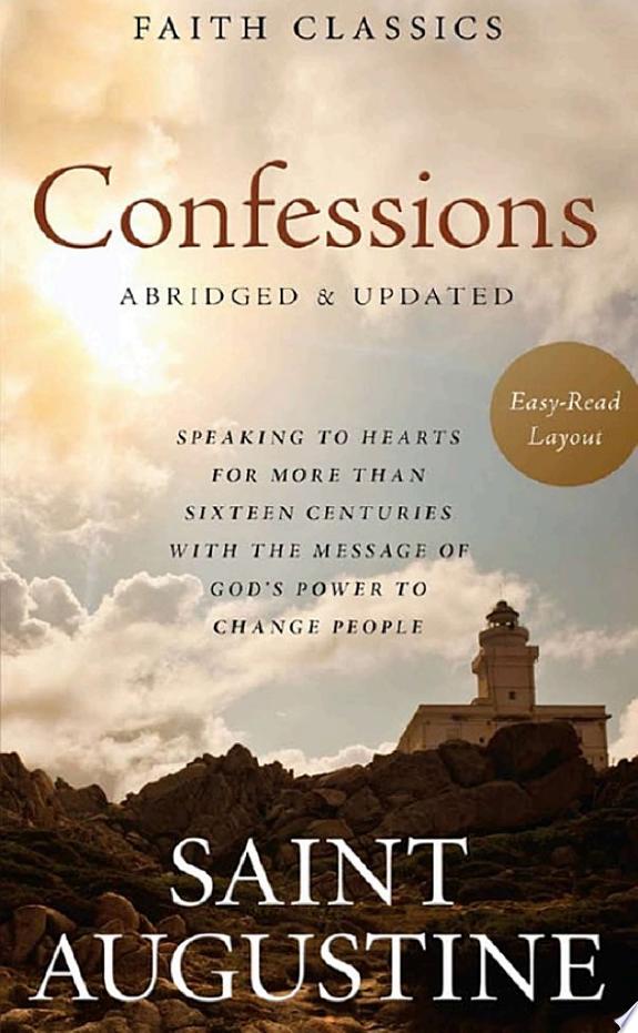 Confessions of Saint Augustine by Saint Augustine book cover