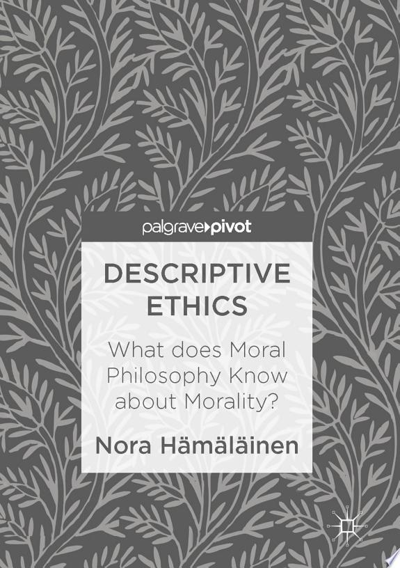 Descriptive Ethics by Nora Hämäläinen book cover