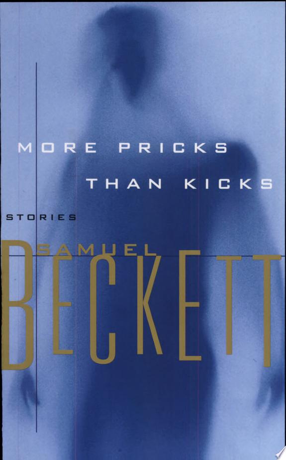 More Pricks Than Kicks by Samuel Beckett book cover