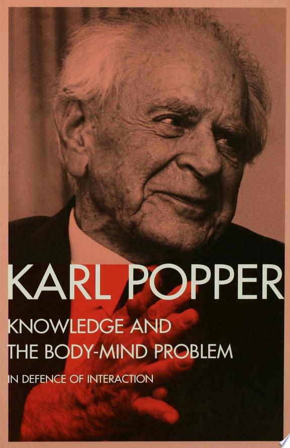 Knowledge and the Body-Mind Problem by Karl Popper book cover