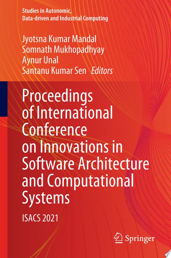 Proceedings of International Conference on Innovations in Software Architecture and Computational Systems by Aynur Unal book cover